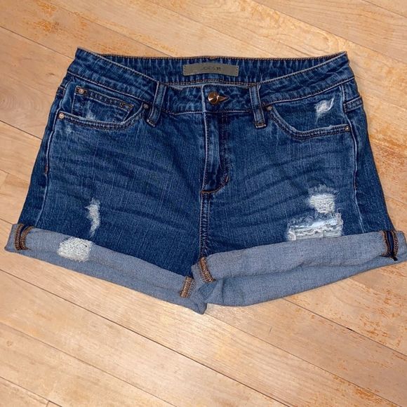 JOE’S JEANS Distressed Mid Rise Denim Shorts - Picture 2 of 8